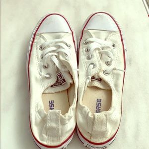 White converse sneakers